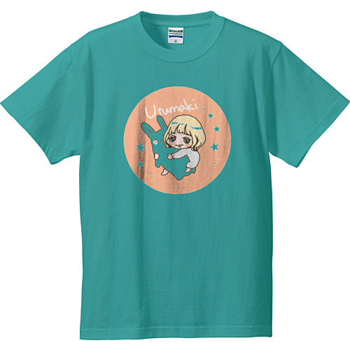 うつまきプリントTシャツ（カラー）